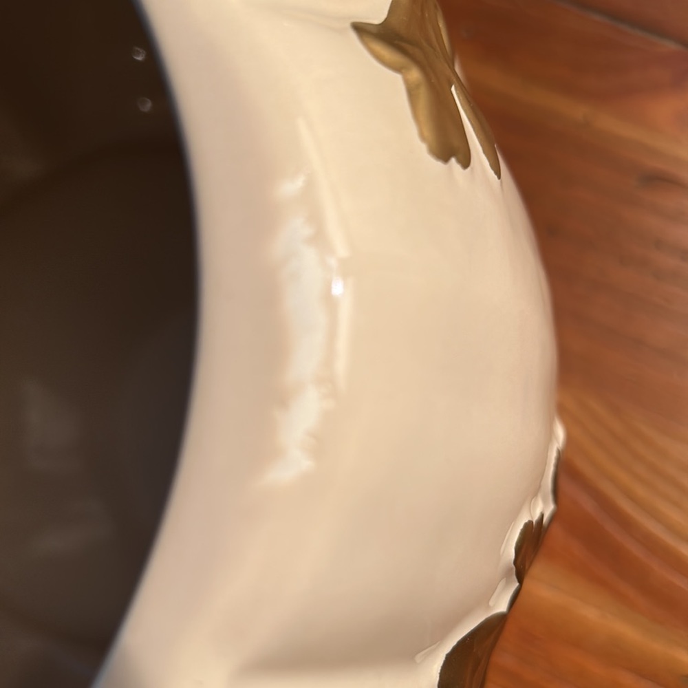 Thanksgiving or Fall Ceramic Cookie Jar - Picture 5 of 6